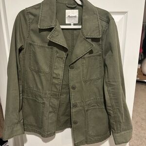 Madewell Khaki Green Utility Jacket